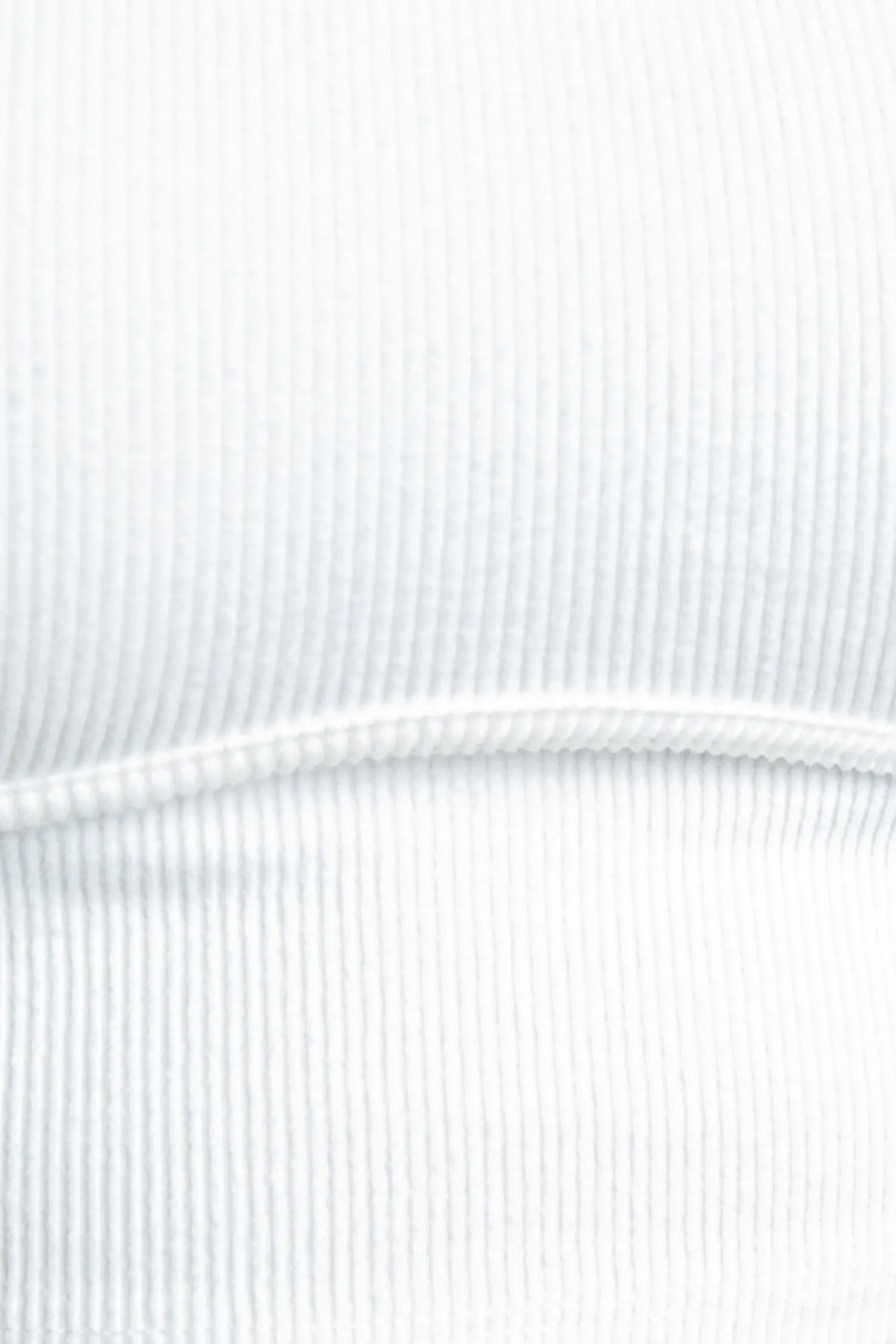 KRYSTEL LONG SLEEVE CROP TOP - White