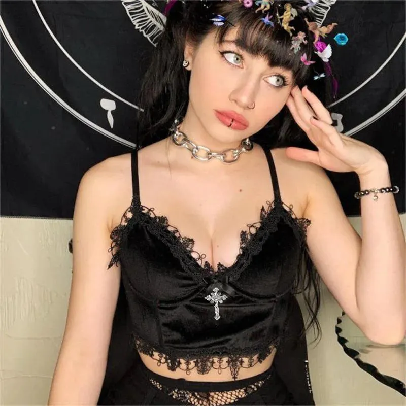 Lace Crop Tops