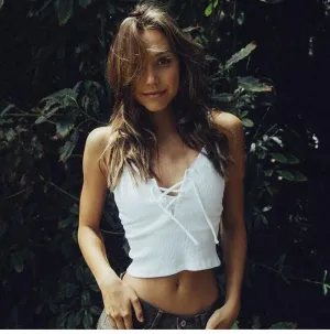 Lace Up Spaghetti Strap Tank