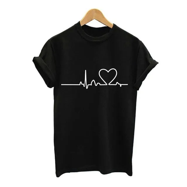Ladies Short Sleeve Casual T-Shirt