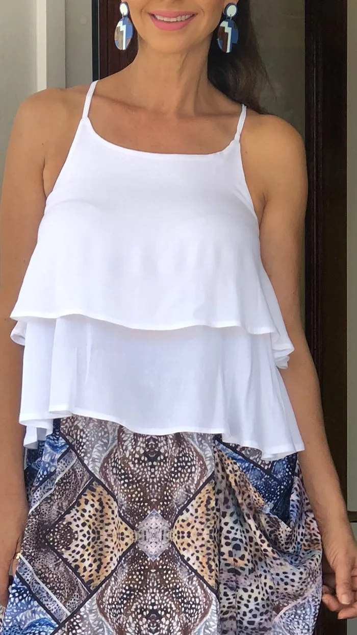 Layered Cami - White