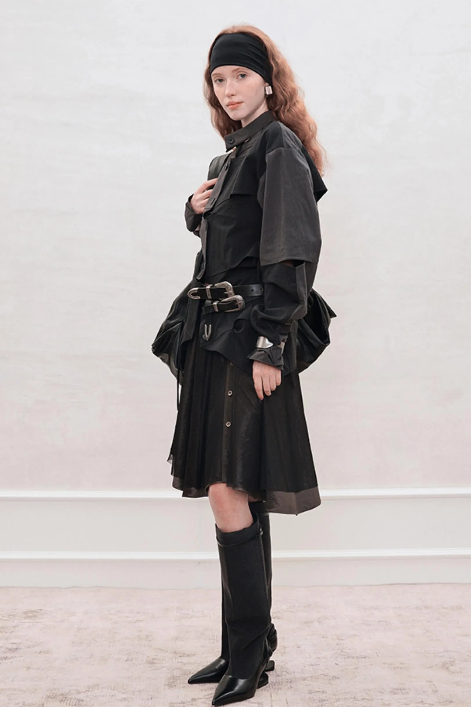 Layered Dual-Tone Fit Shirt