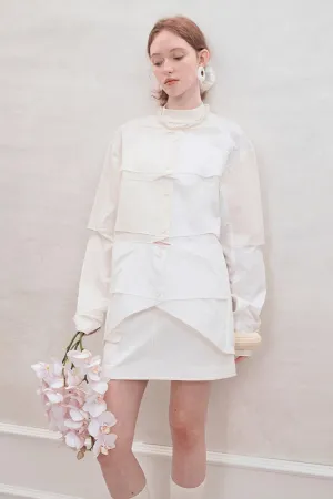 Layered Dual-Tone Fit Shirt