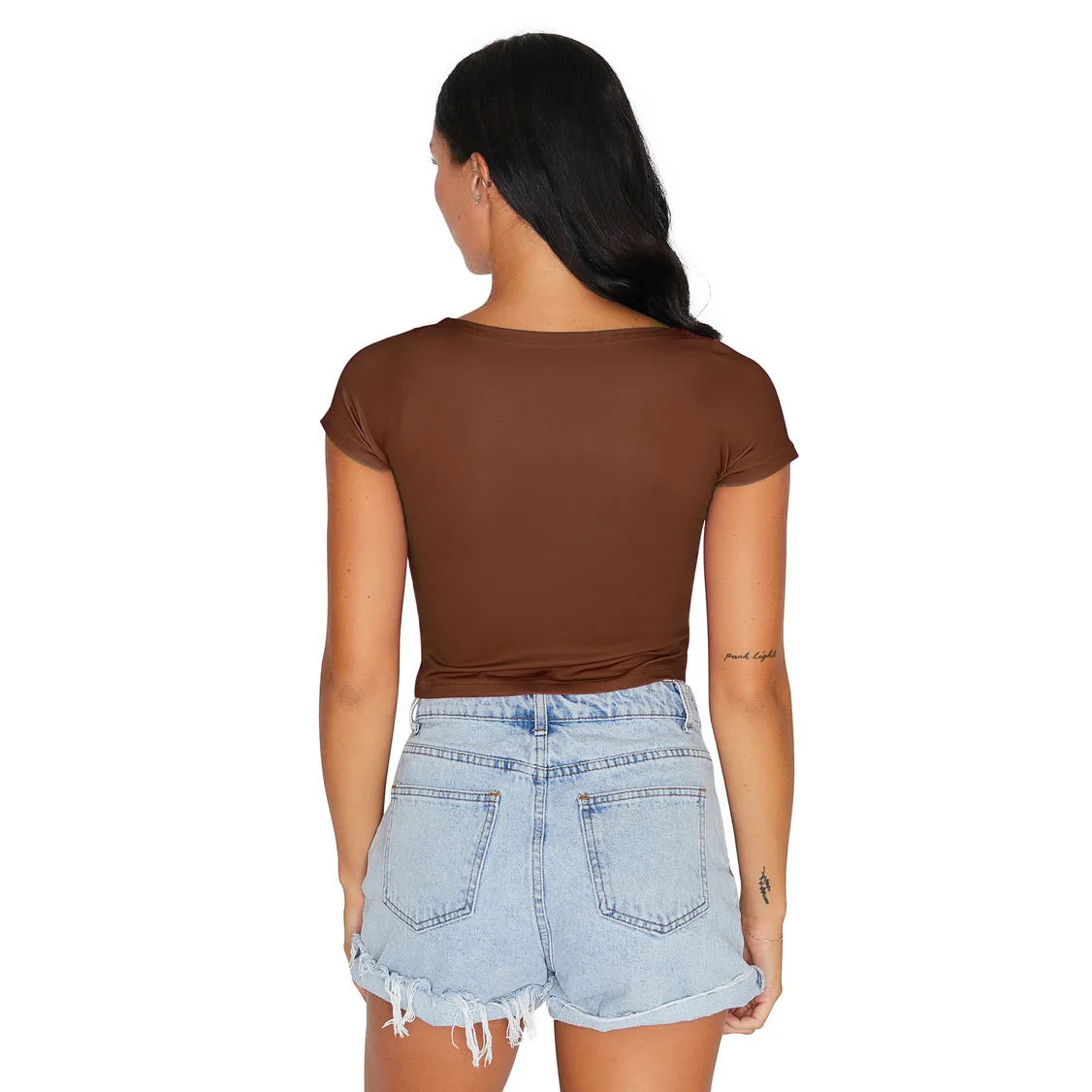 Lehigh Brown Babydoll Tee