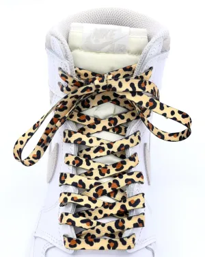 Leopard Print Shoelaces