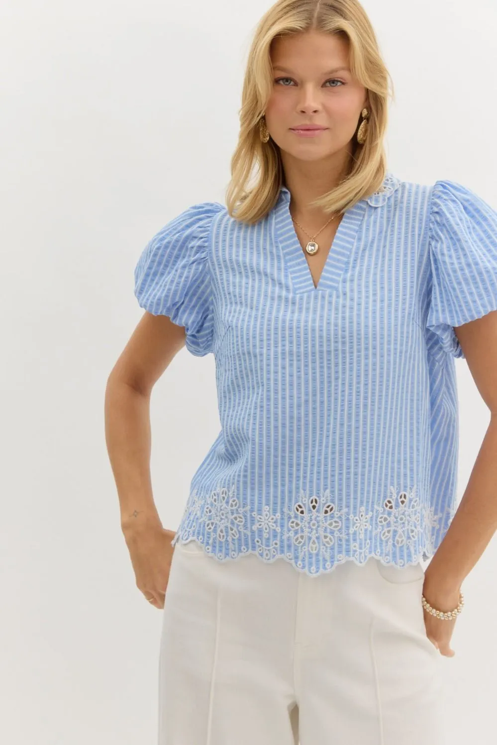 Leslie Striped Top