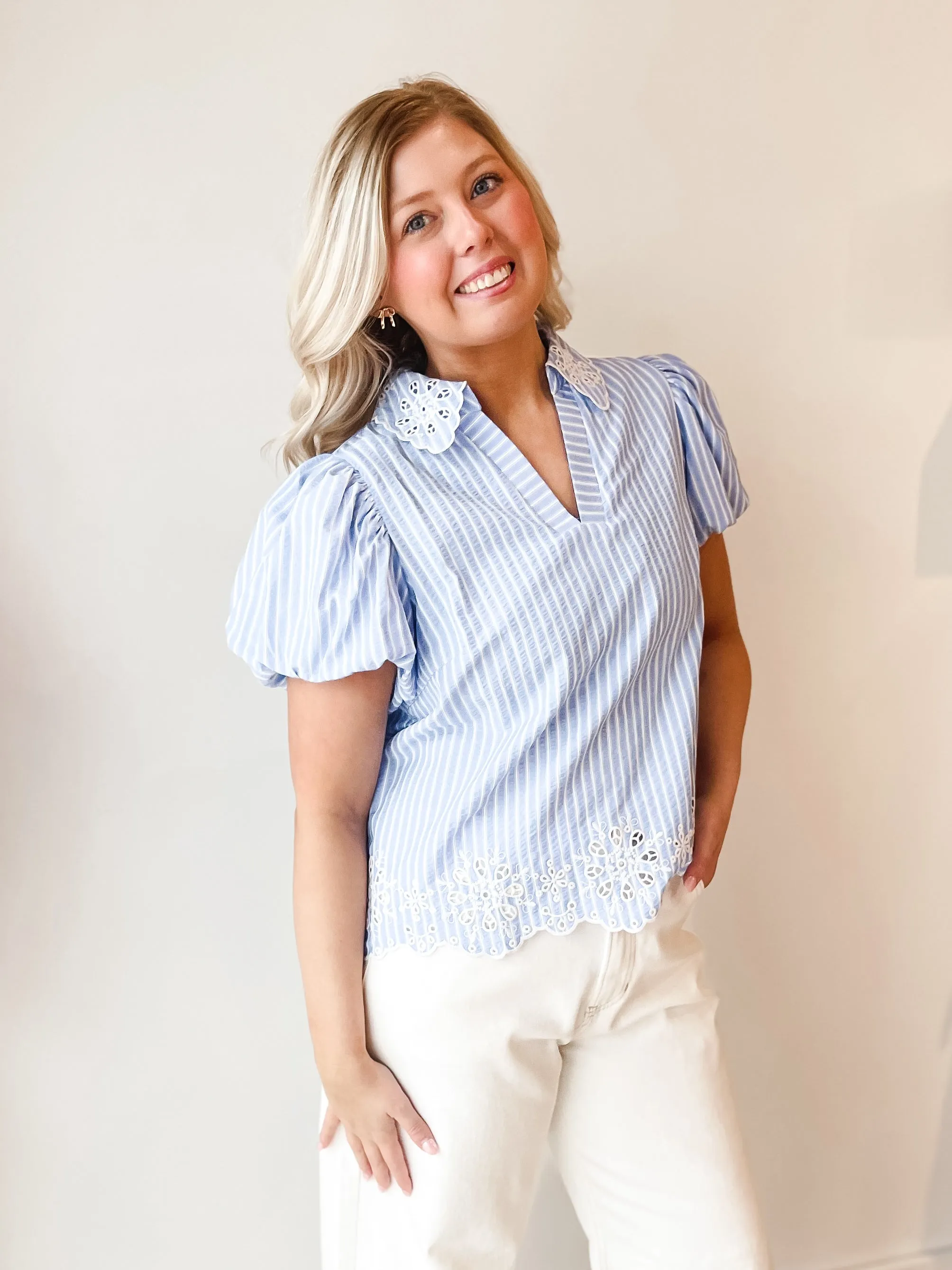 Leslie Striped Top