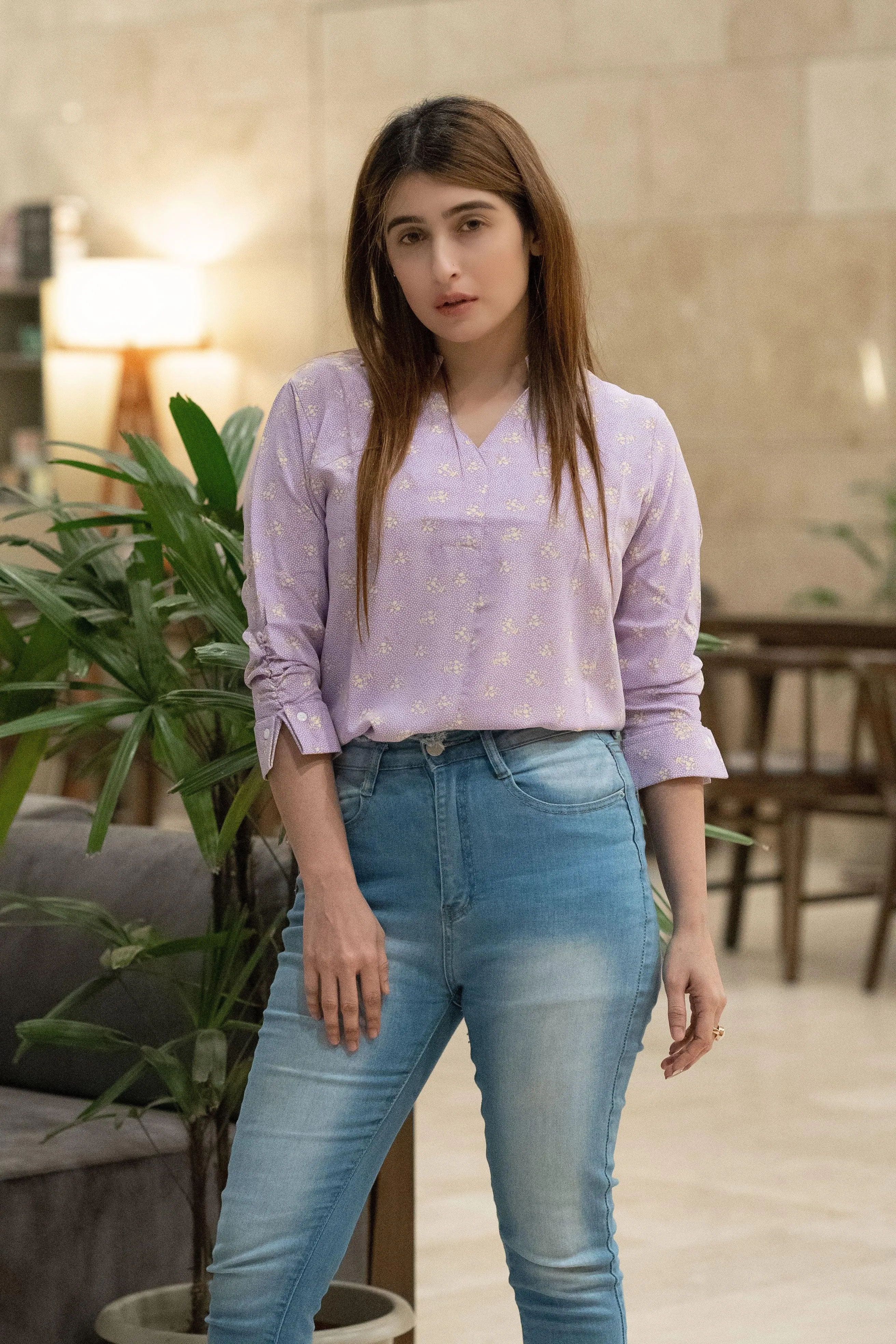 Levender Casual Tops