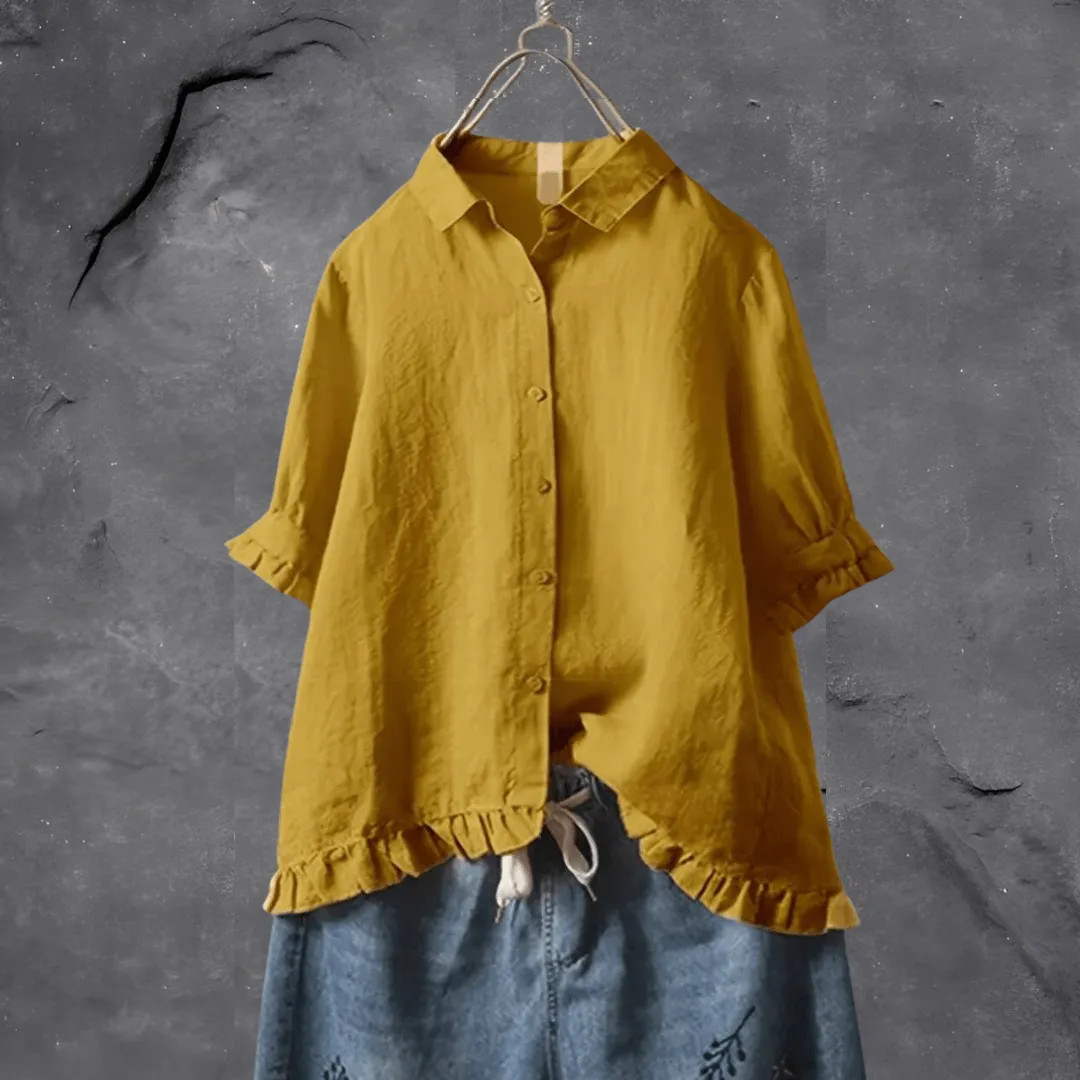 Lia | Casual Chic Cotton Shirt