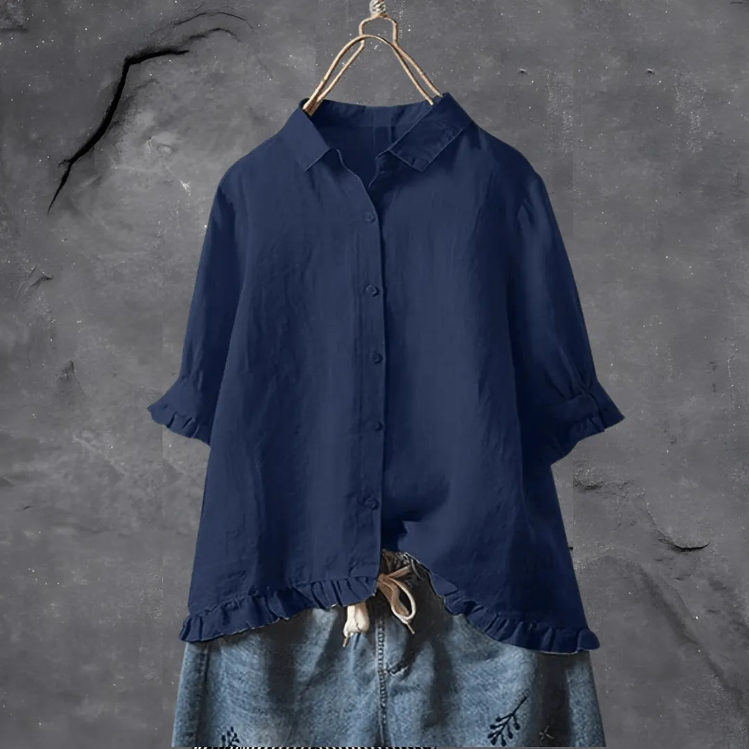 Lia | Casual Chic Cotton Shirt