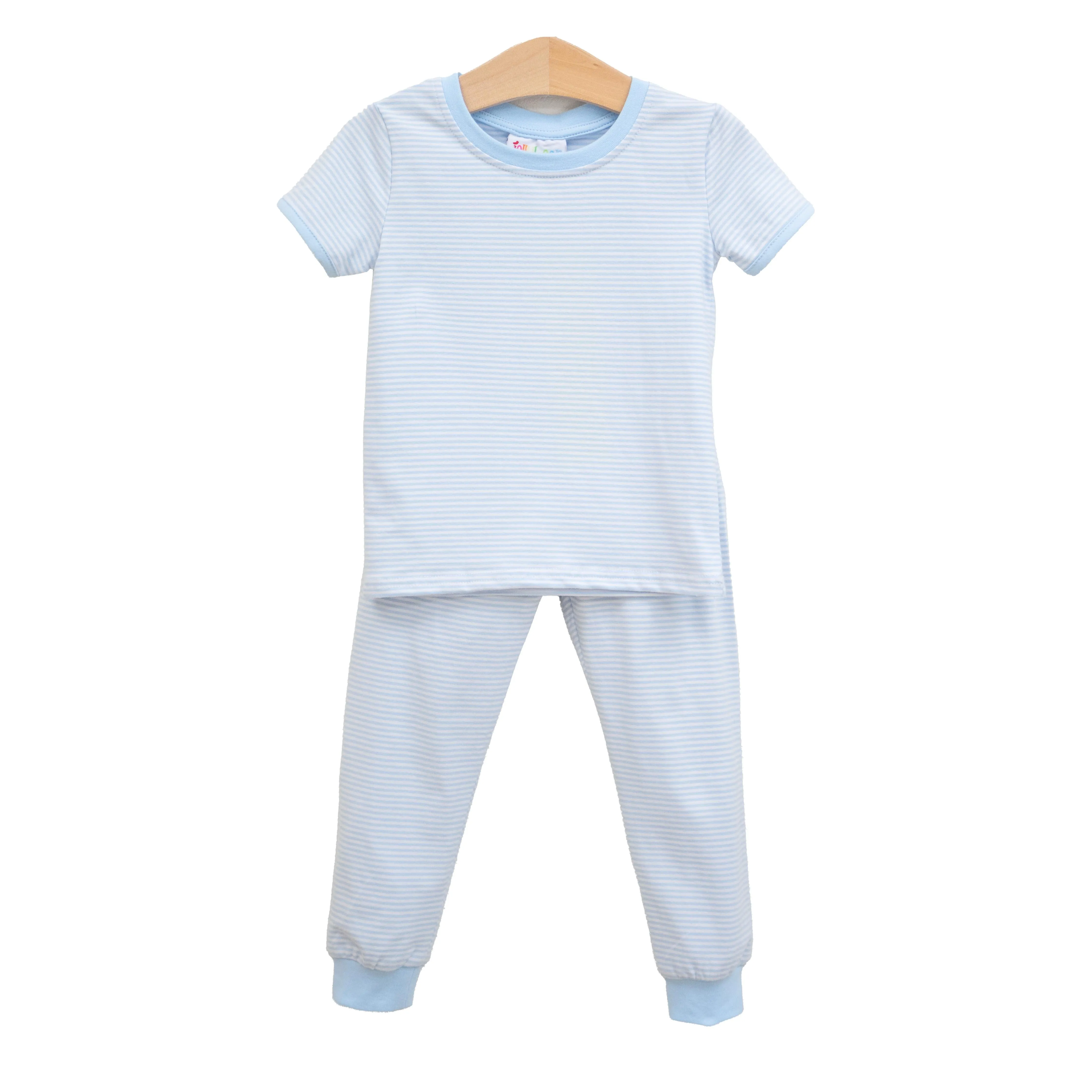 Light Blue Stripe Lounge Set