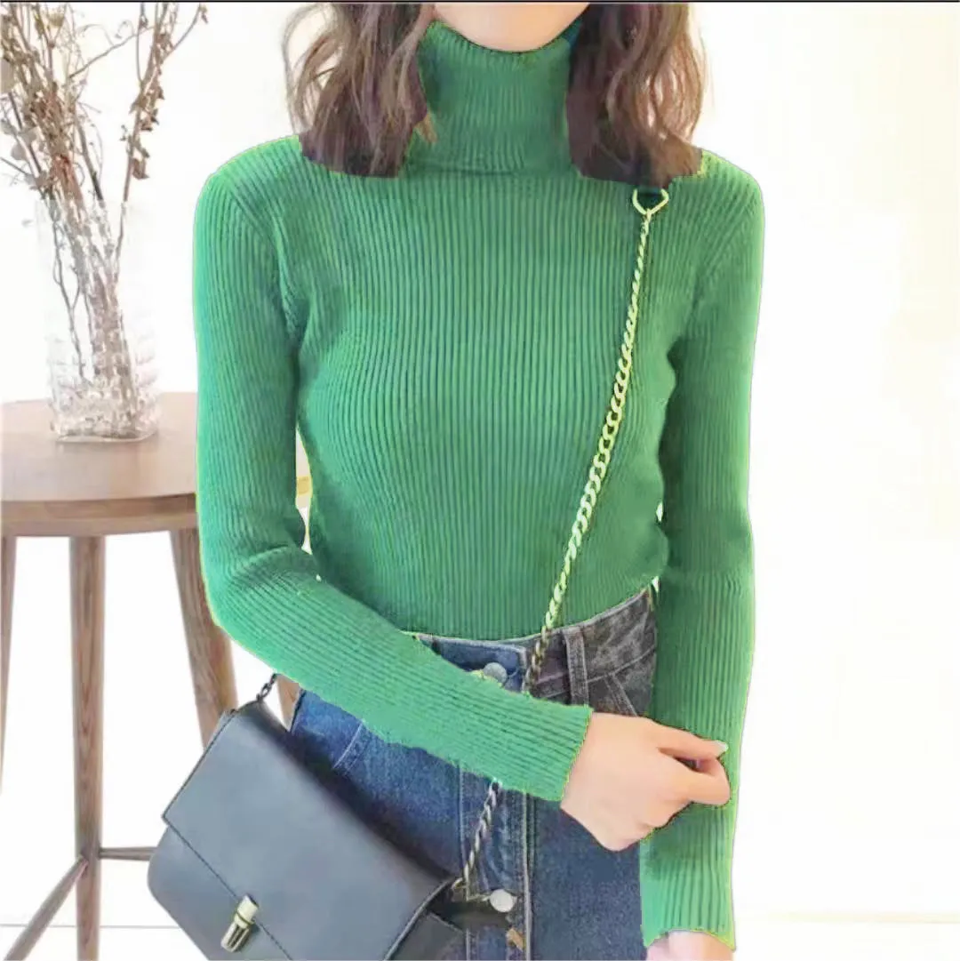 Light Green High Neck Top