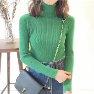 Light Green High Neck Top