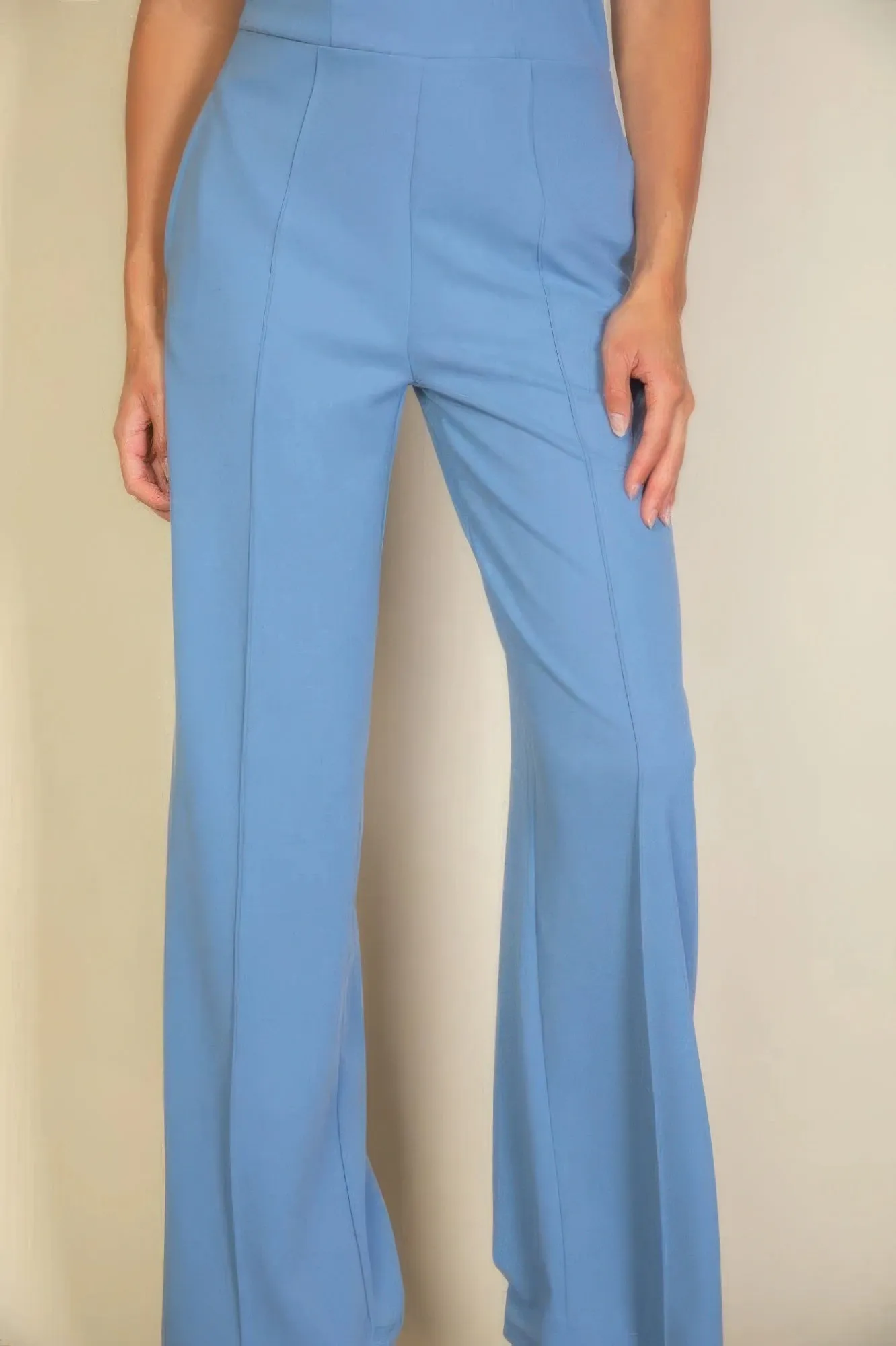 Lightweight Stretch neck cami jumpsuit