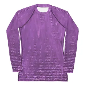 Lilac Women's Rash Guard