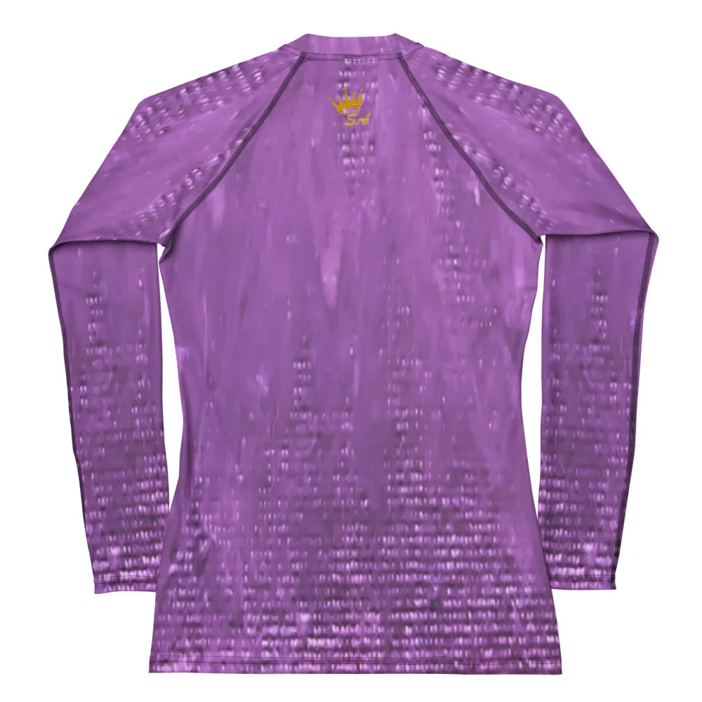 Lilac Women's Rash Guard
