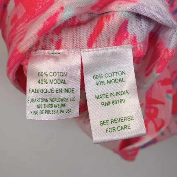 Lilly Pulitzer Essie Dress Small Never Been Betta Pink Henley Sleeveless Mini