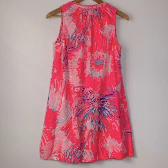 Lilly Pulitzer Essie Dress Small Never Been Betta Pink Henley Sleeveless Mini