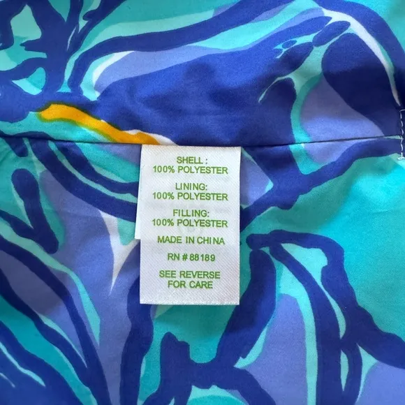 Lilly Pulitzer Kate Puffer Vest SZ M Resort White