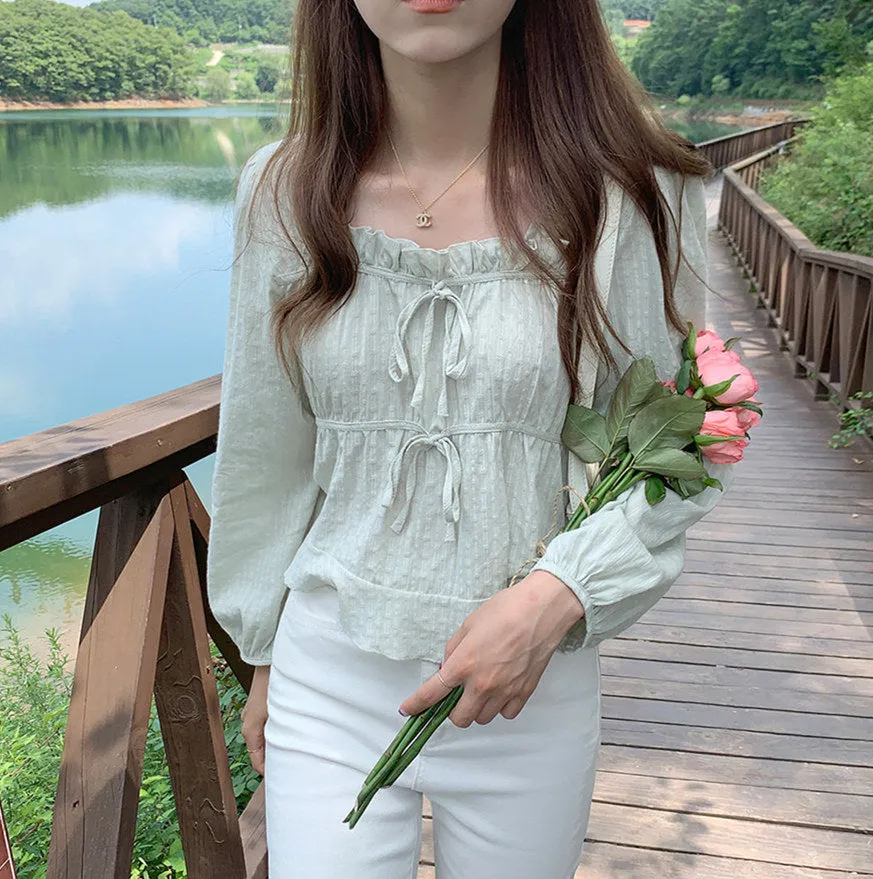 Linen Cotton Shirt Tops Casual Girls White Blouse