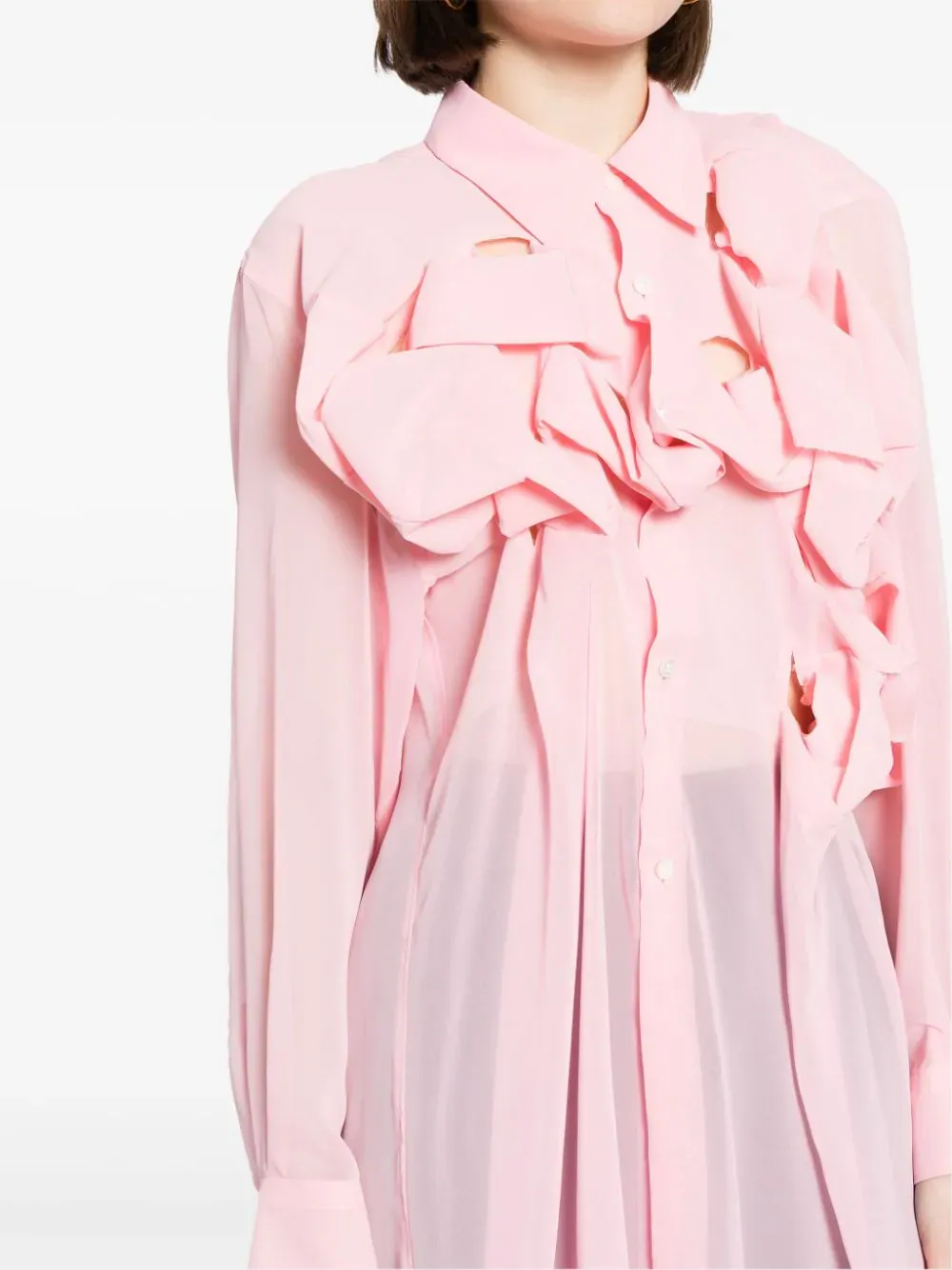 Long Sleeve Button Up Top