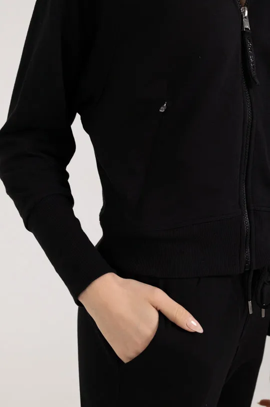 LONG SLEEVE FULL ZIP RAGLAN HOODIE