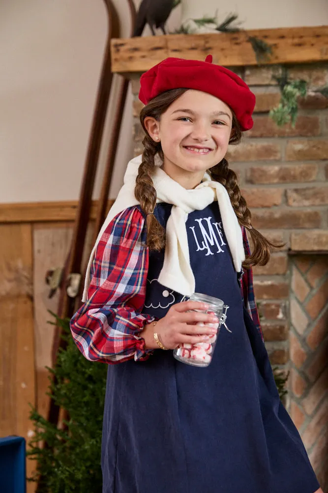 Long Sleeve Kimberly Smocked Blouse -- Camden Plaid