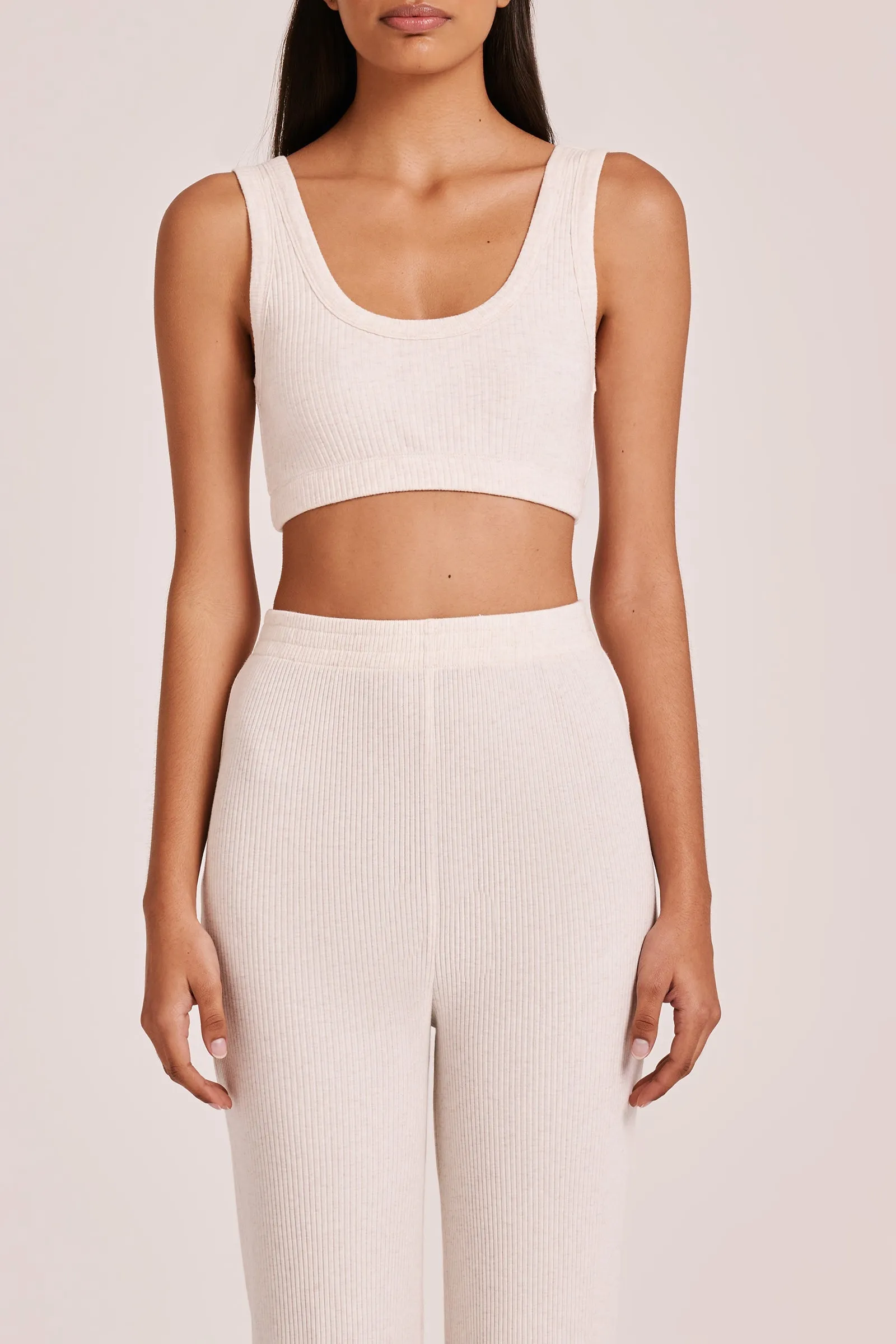 LOUNGE RIBBED CROP