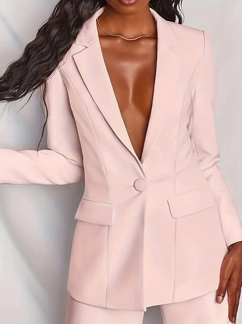 Lucia – Women's Chic Blazer & Pantaloon Set