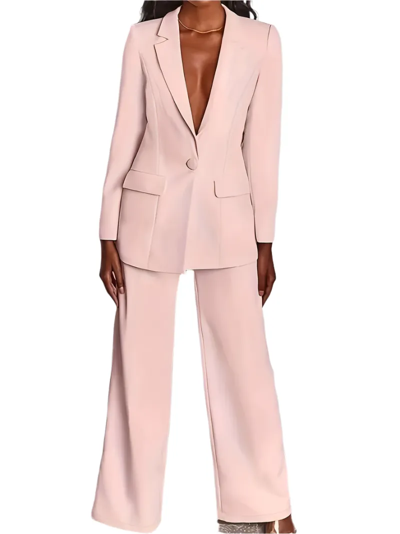 Lucia – Women's Chic Blazer & Pantaloon Set