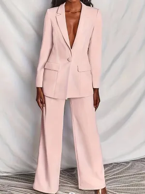 Lucia – Women's Chic Blazer & Pantaloon Set