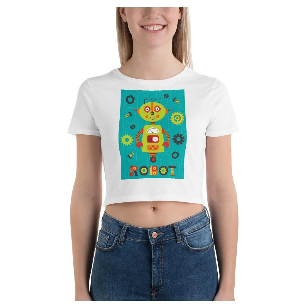 Maizie Robot Crop Tee