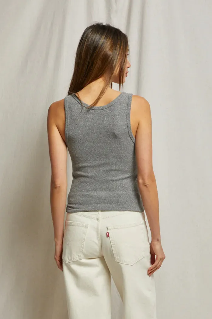 Maria Tank - Dark Heather Grey