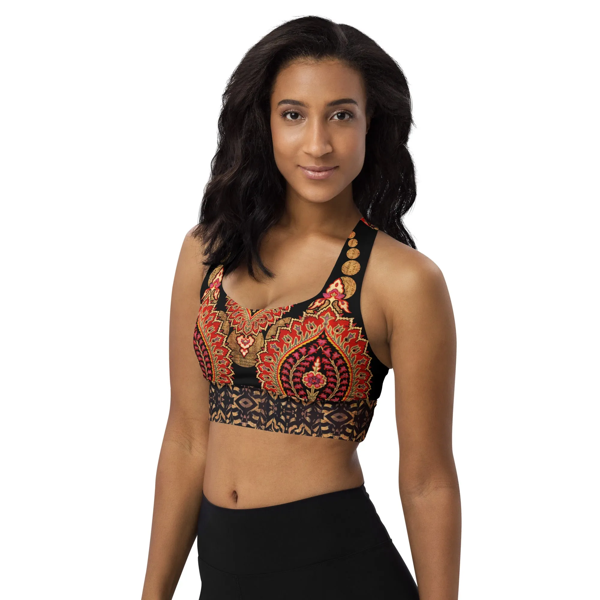 Marrakech Mystique Longline Sports Bra