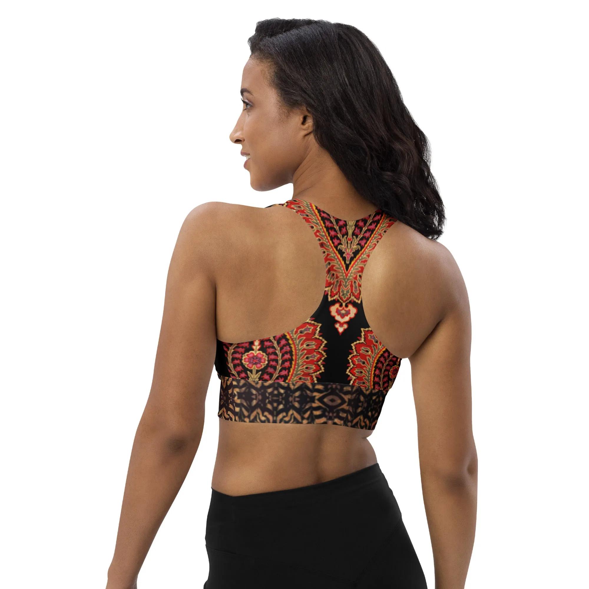 Marrakech Mystique Longline Sports Bra