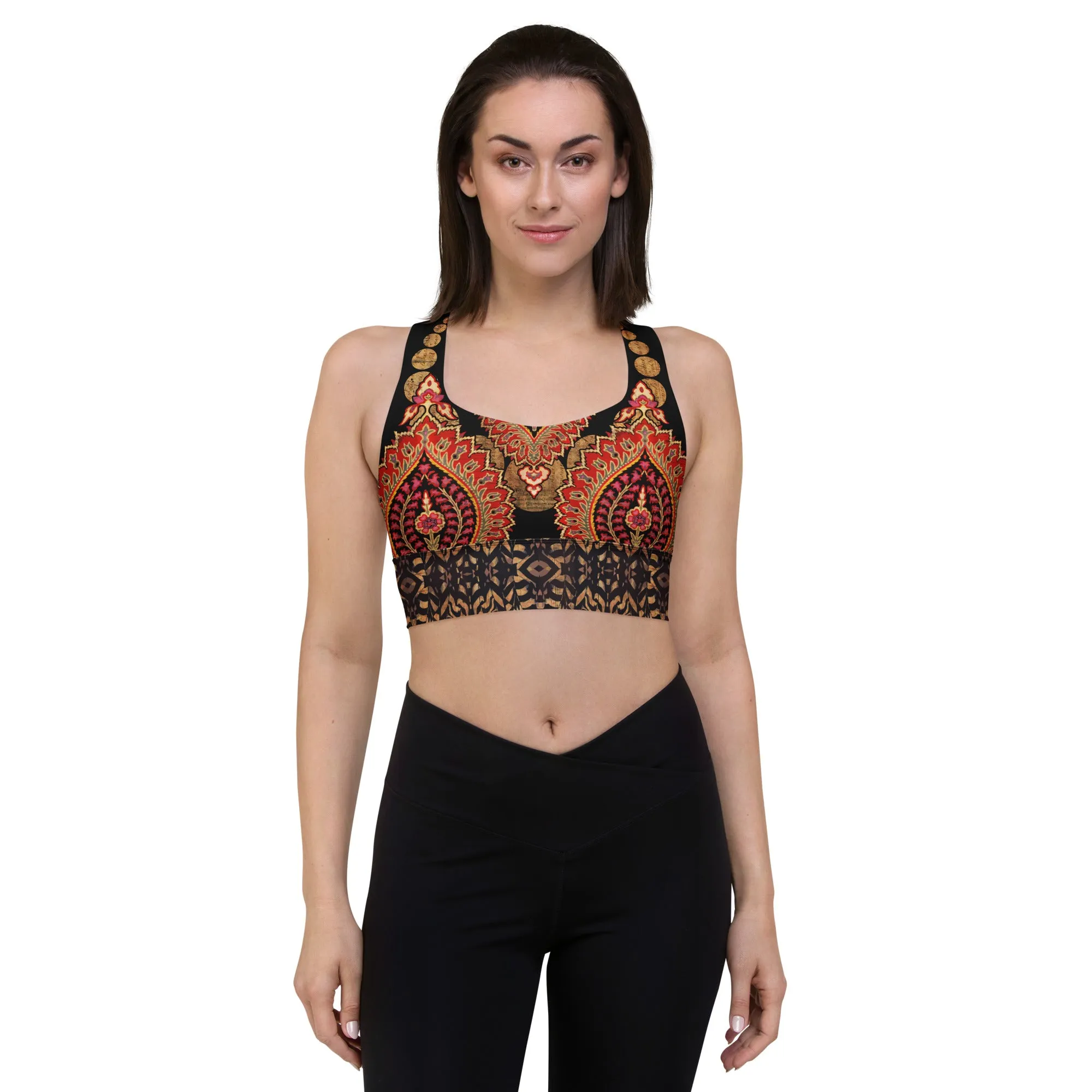 Marrakech Mystique Longline Sports Bra