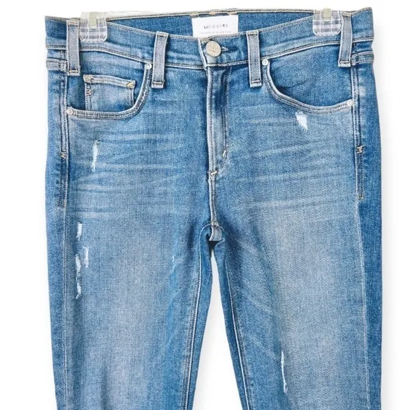 Mcguire Ambrosia Cropped Embroidered Jean 27