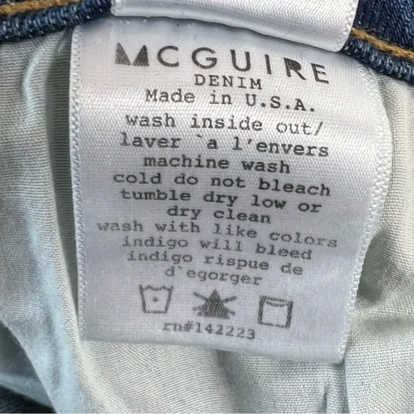 Mcguire Ambrosia Cropped Embroidered Jean 27