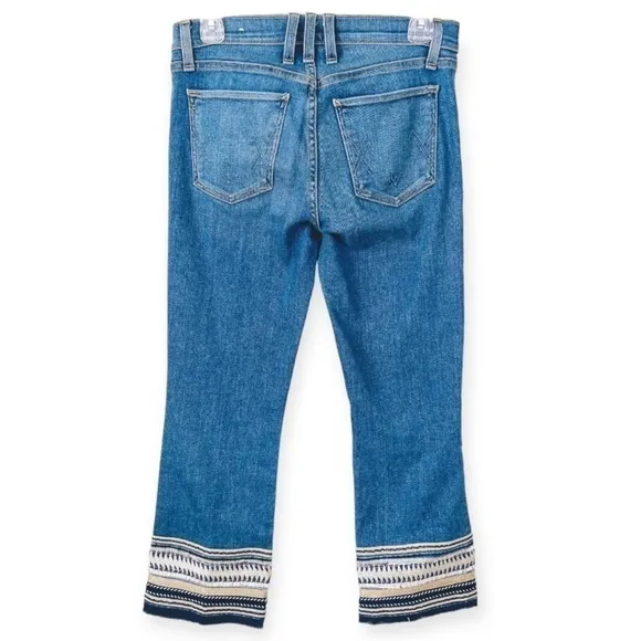 Mcguire Ambrosia Cropped Embroidered Jean 27