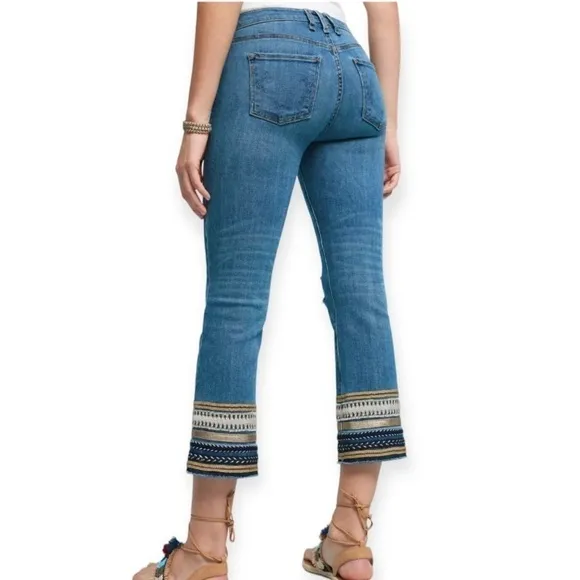 Mcguire Ambrosia Cropped Embroidered Jean 27