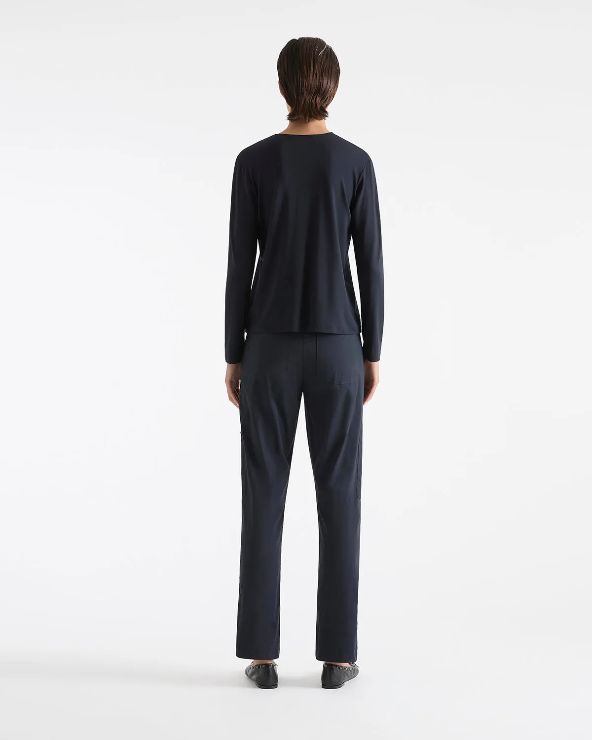 Mela Purdie V Neck Top F01 7785