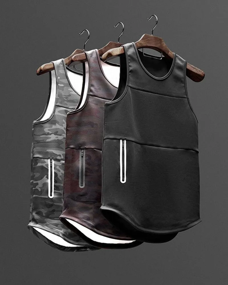 Men Tank Tops Jacket