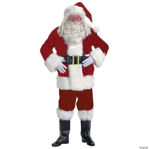 Men's Deluxe Velvet Santa Suit Costume - Extra Large