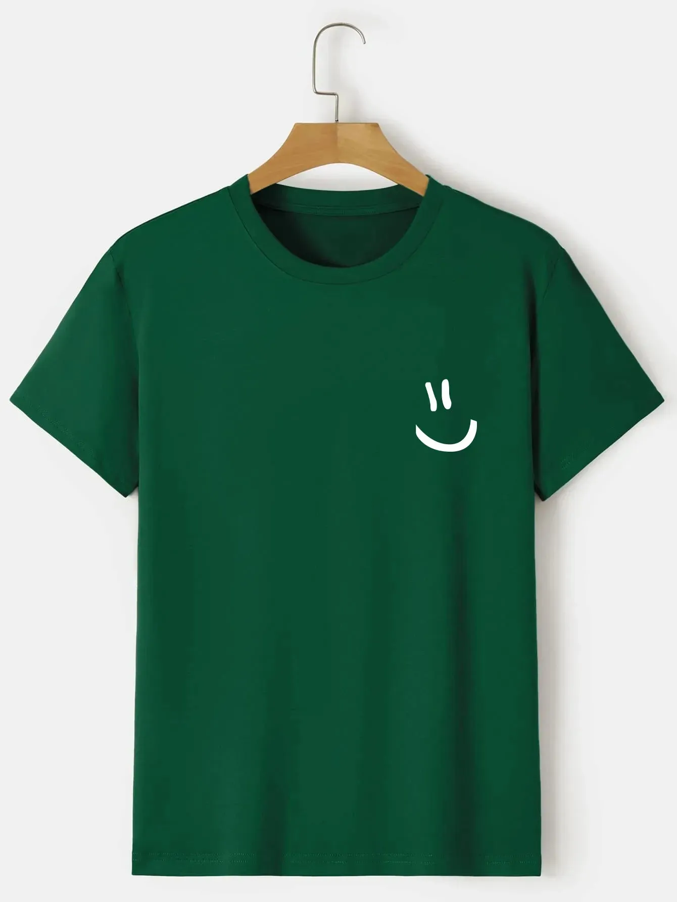 Men's Oversize Print Smile Tees