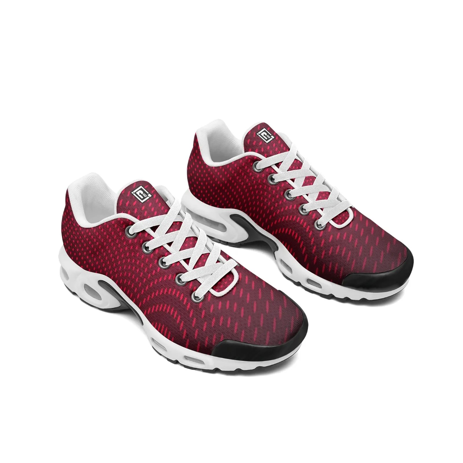Men’s Red Dynamic Low-Top Sneakers