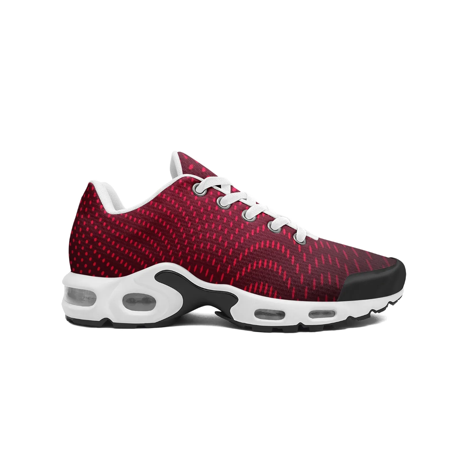Men’s Red Dynamic Low-Top Sneakers