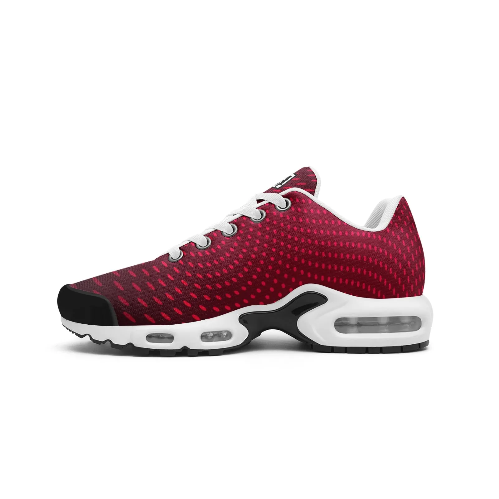 Men’s Red Dynamic Low-Top Sneakers