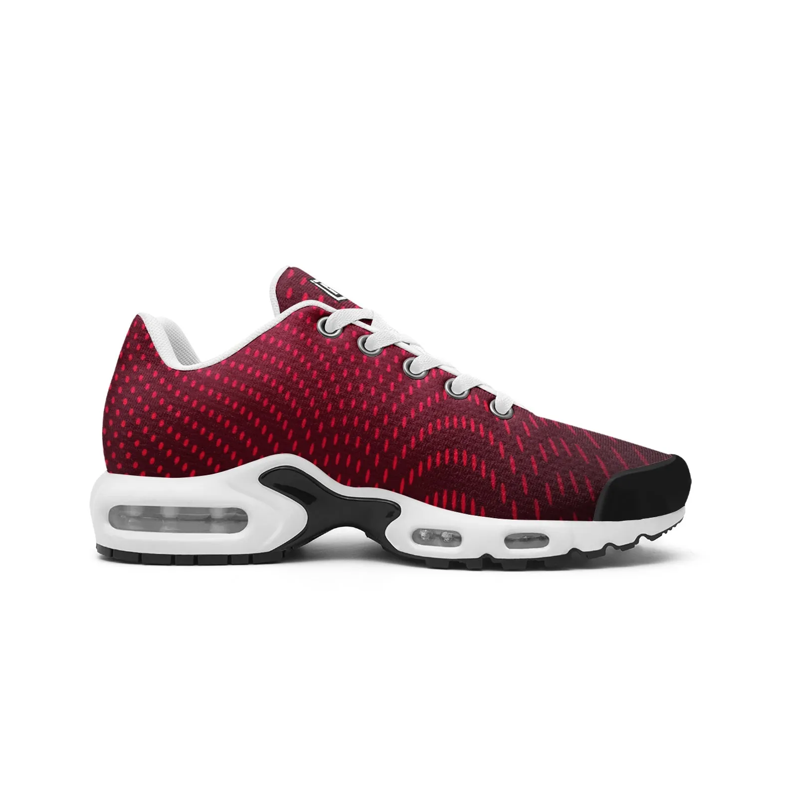 Men’s Red Dynamic Low-Top Sneakers