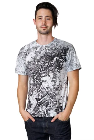 Mens Short Sleeve T-shirt-Nature Inspired Clothing-Earth Image Apparel-Mayn River