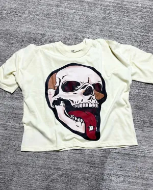 Men's Skull T-Shirt Tops Casual
